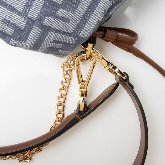 Fendi Denim Zucca Mamma Baguette Shoulder Bag - Picture 10 of 10